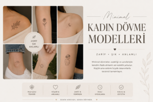 Minimal kadın dövme modelleri, ince çizgi dövmeler, zarif kadın dövmeleri, küçük ve anlamlı dövme tasarımları, Ankara dövme stüdyosu