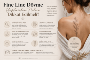 Ankara Fine Line dövme uygulaması, profesyonel ince çizgi dövme modeli