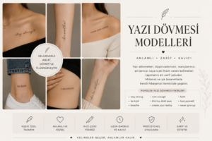 Yazı dövmesi modelleri, anlamlı yazı dövmeleri, kadın yazı dövmesi tasarımları, minimal yazı dövmeleri, fine line yazı tattoo modelleri, Ankara dövme stüdyosu